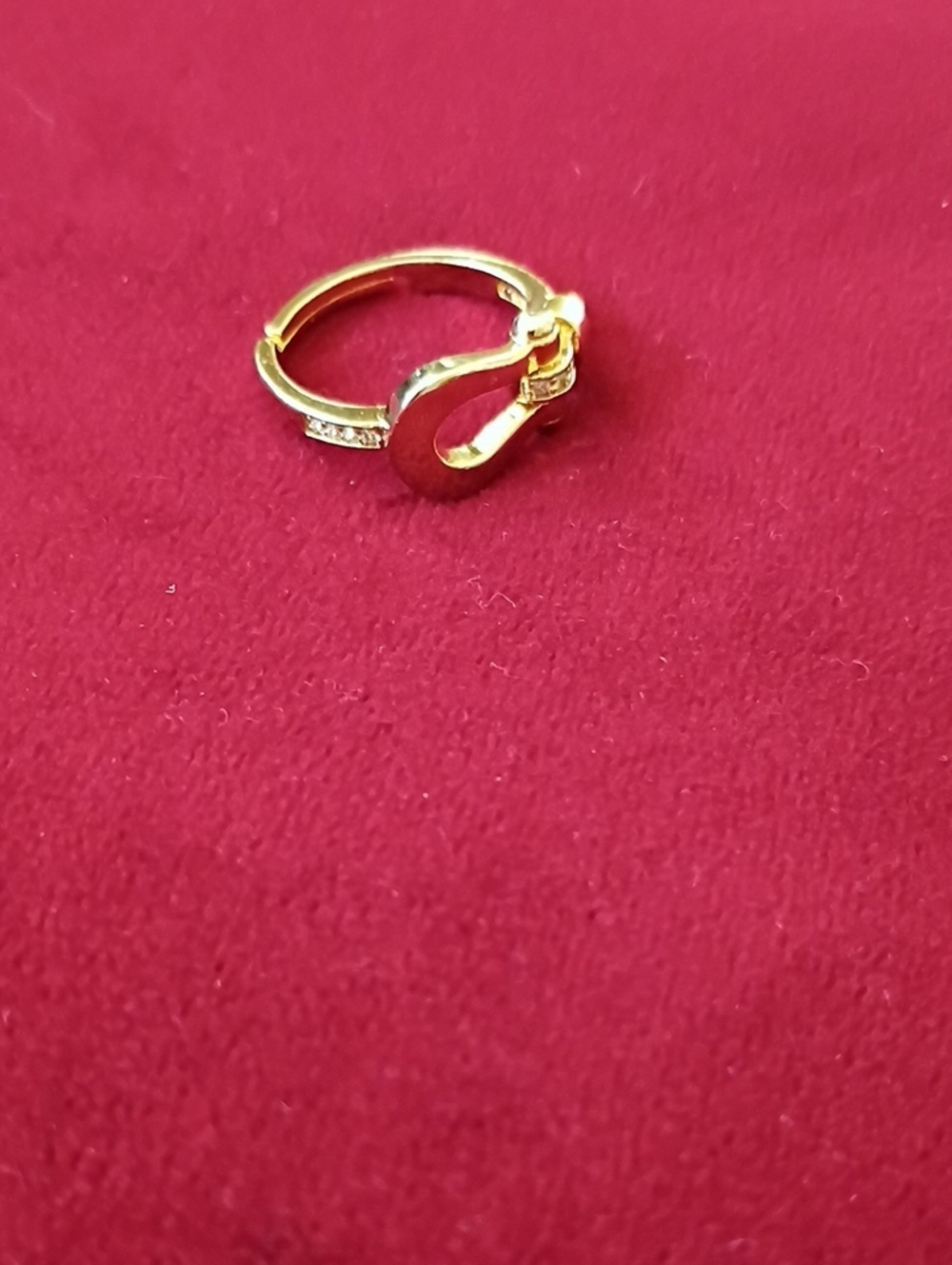 Goldtone Accent Women's Ring